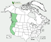 Distribution map for species Acer macrophyllum