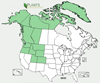 Distribution map for species Dryas octopetala