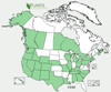 Distribution map for species Eschscholzia californica