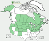 Distribution map for species Lonicera tatarica
