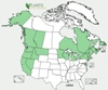 Distribution map for species Lupinus polyphyllus
