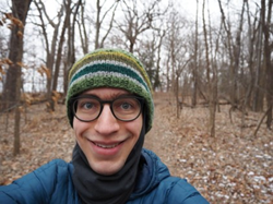 Selfie of Sky in the forest