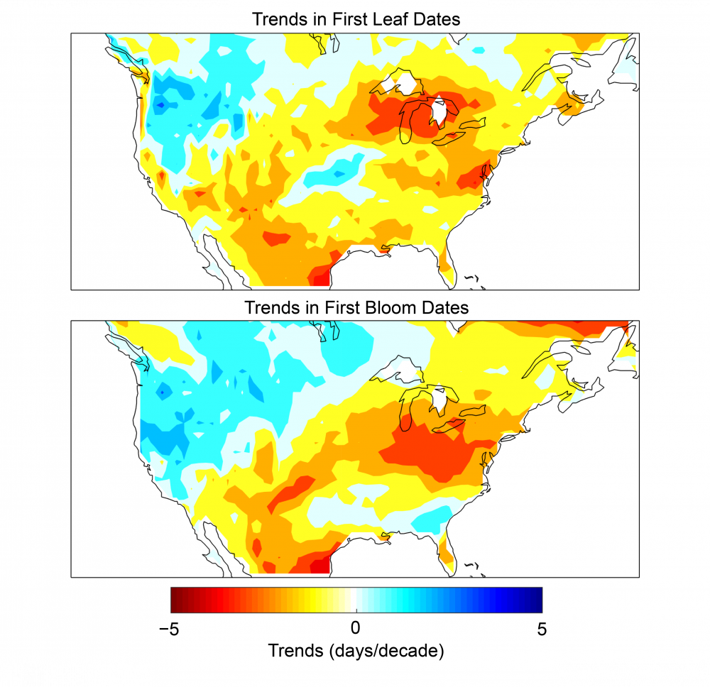 Spring Indices featured in Fourth National Climate Assessment