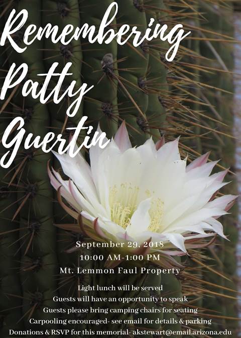 Patty Guertin Memorial flyer