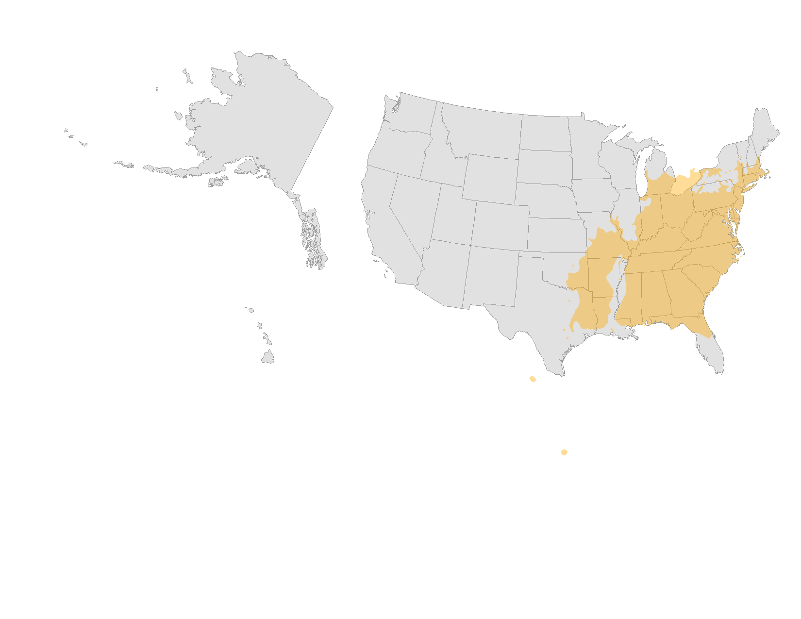 Cloned and native flowering dogwoods campaign map